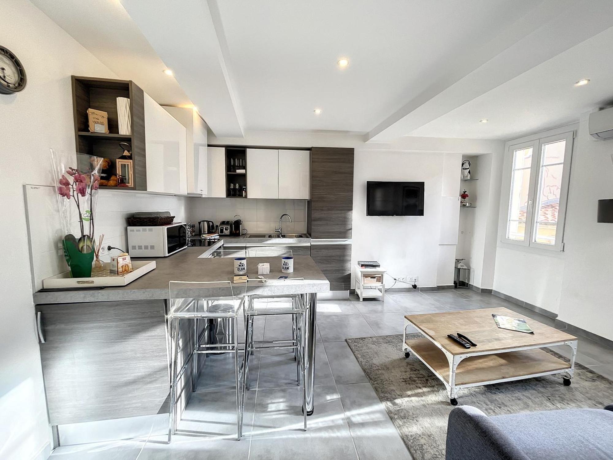 Croisette Rue Meynadier Palais 1 Mn Modern 1 Bedroom By Olam Apartment *